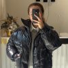 Vinil Bomber Mont Siyah