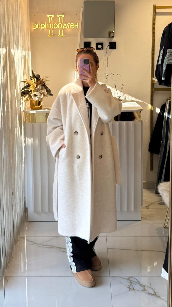 Ekru Peluş Kaban