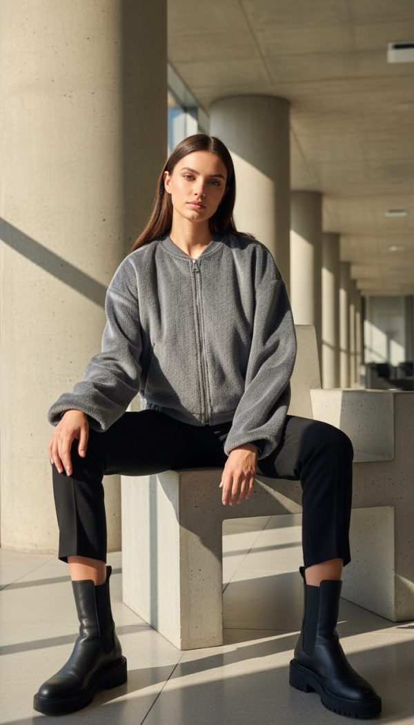 Bomber Crop Ceket
