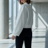 Bomber Crop Ceket Beyaz