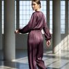 Saten Bomber Ceket Pantolon Takım