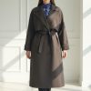 Koyu Kahverengi Oversize Trençkot